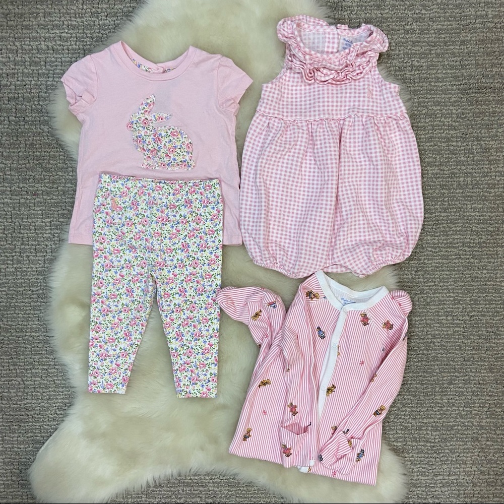 Ralph Lauren Pink Baby Girl Bundle